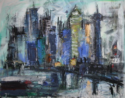 Regina Mervi, Skyline von Frankfurt