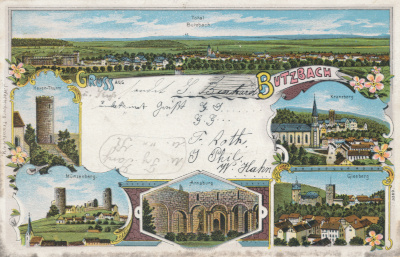 Postkarte Gruß aus Butzbach