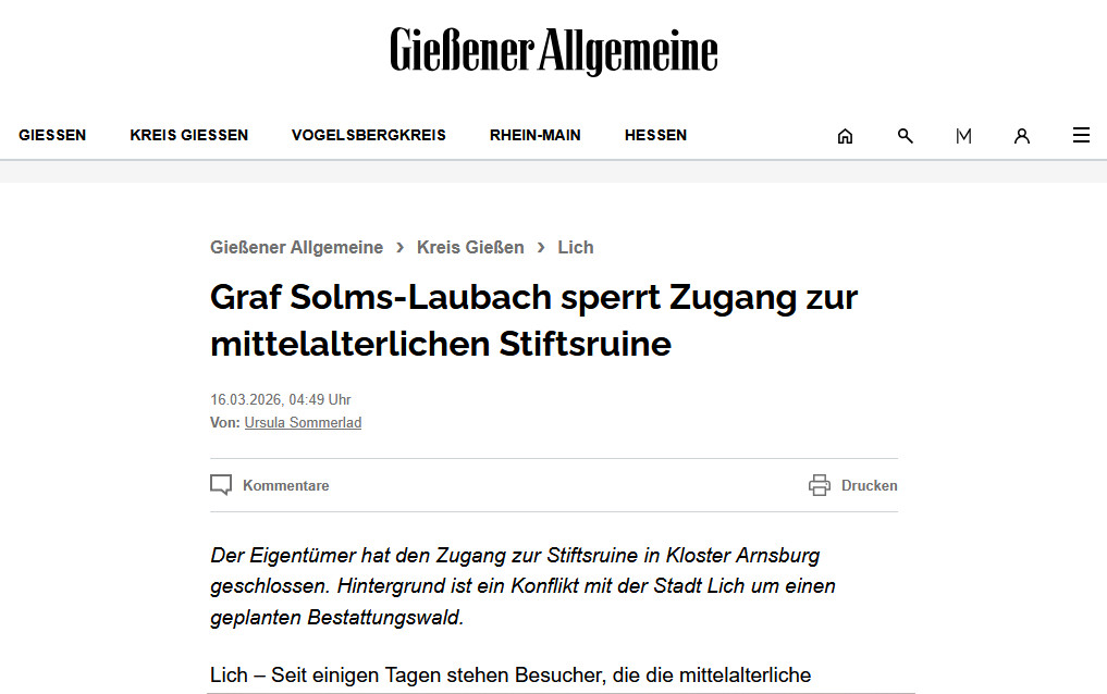 Zeitungsartikel